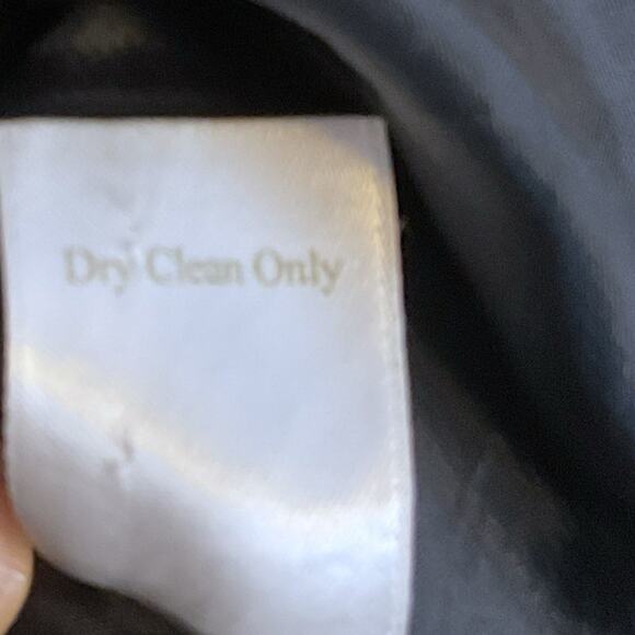 Caslon Women's Black White Gingham Button Up Lined Rain Jacket Coat Size M - Picture 10 of 13